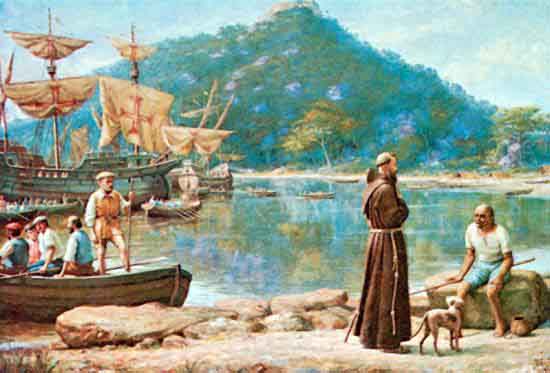 Benedito Calixto The Arrival of Friar Pedro Palacios